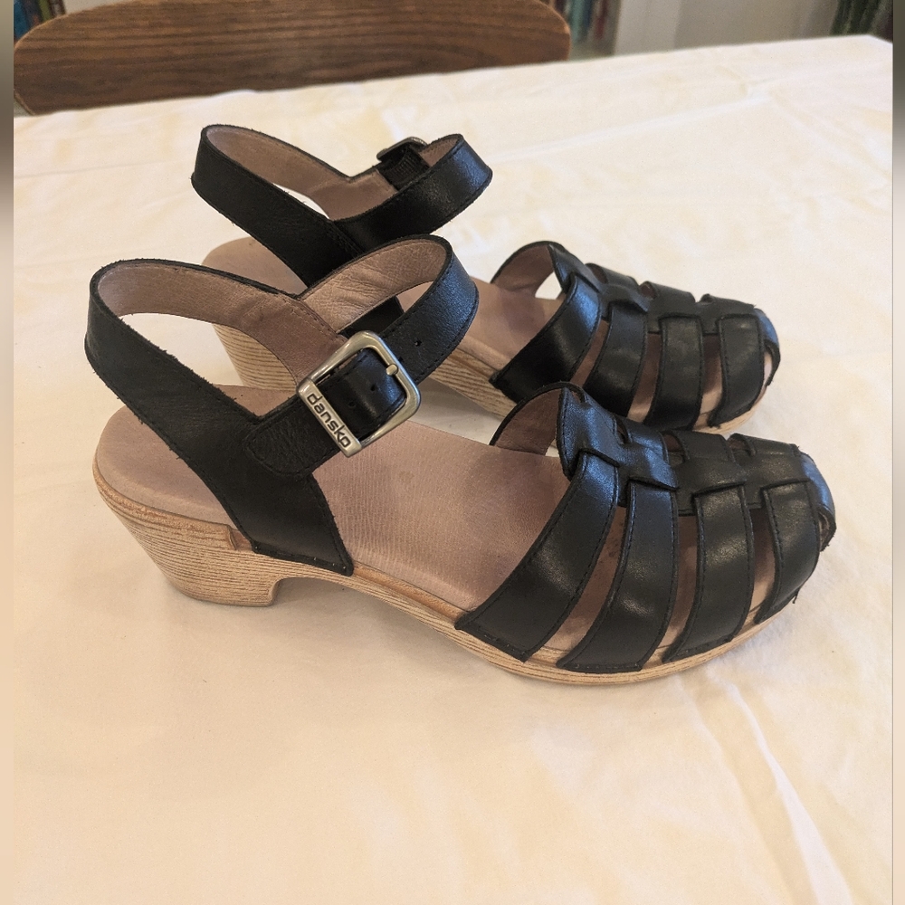 Dansko Milly closed-toe sandals, size 38
